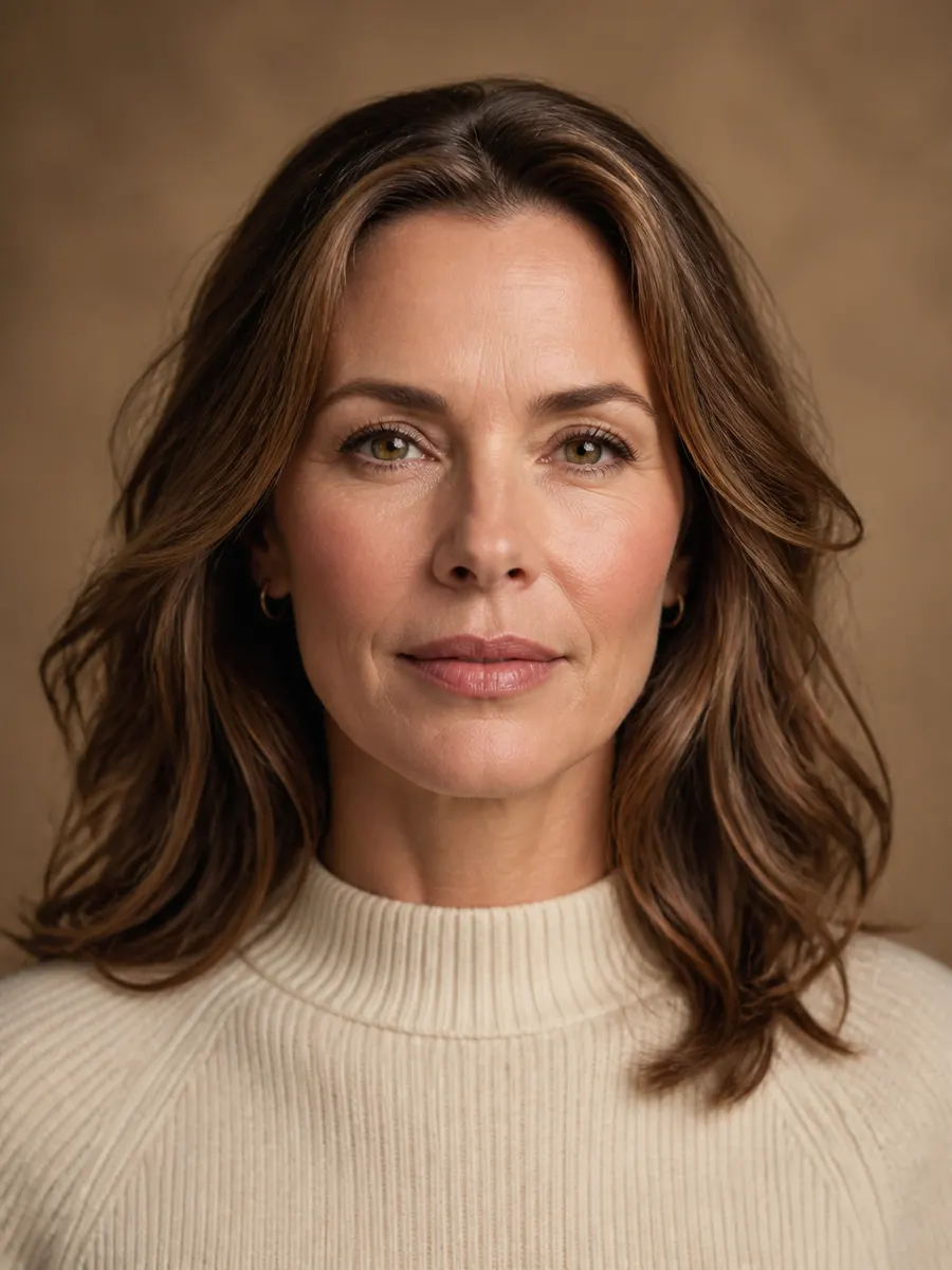 Portrait d'une femme au visage reposé après des injections de Botox du visage en clinique à Laval